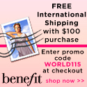 International shipping on $100