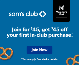 Join for $45 and Get a $45 Gift Card at Sam’s Club