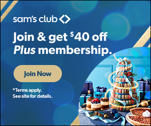 Join Plus Membership & Get $40 off at Sam’s Club